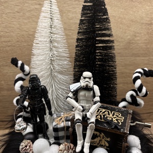 Star Wars karácsonyi zenélő dísz - karácsony - karácsonyi lakásdekoráció - karácsonyi lakásdíszek - Meska.hu