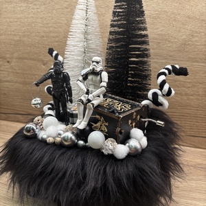 Star Wars karácsonyi zenélő dísz - karácsony - karácsonyi lakásdekoráció - karácsonyi lakásdíszek - Meska.hu
