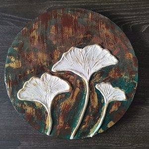 Ginkgo , Művészet, Festmény, Festmény vegyes technika, , MESKA