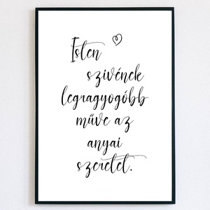 Isten szívének - falikép - Anyák napja, születésnap, névnap, bármely alkalom, Otthon & Életmód, Dekoráció, Kép & Falikép, Poszter, Fotó, grafika, rajz, illusztráció, MESKA