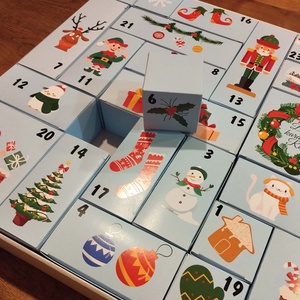 Karácsonyi, névre szóló adventi naptár - Meska.hu