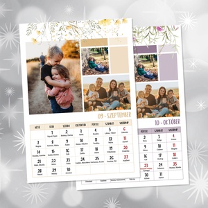 2026-os falinaptár - egyedi fényképes/családi falinaptár - névnapos falinaptár  - otthon & életmód - dekoráció - fali és függő dekoráció - falinaptár & öröknaptár - Meska.hu