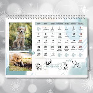 Egyedi, kutyusos asztali naptár - 2026-os fényképes, asztali naptár (havi kiosztással) - otthon & életmód - dekoráció - fali és függő dekoráció - falinaptár & öröknaptár - Meska.hu Egyedi, kutyusos asztali naptár - 2026-os fényképes, asztali naptár (havi kiosztással) - otthon & életmód - dekoráció - fali és függő dekoráció - falinaptár & öröknaptár - Meska.hu