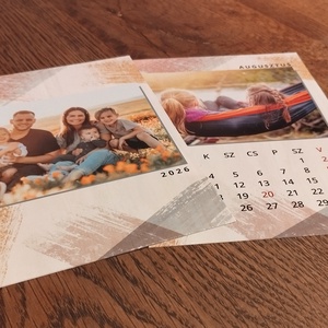 2026-os mini falinaptár - egyedi fényképes/családi falinaptár - Meska.hu