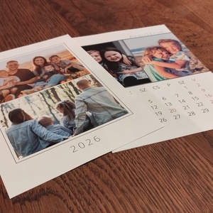 2026-os mini falinaptár - egyedi fényképes/családi falinaptár - Meska.hu