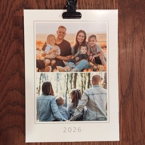 2026-os mini falinaptár - egyedi fényképes/családi falinaptár - otthon & életmód - dekoráció - fali és függő dekoráció - falinaptár & öröknaptár - Meska.hu