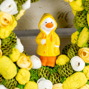 Kopogtató kiskacsával - otthon & életmód - dekoráció - ajtó- és ablak dekoráció - ajtódísz & kopogtató - Meska.hu