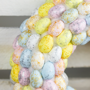 Színes húsvéti kopogtató - otthon & életmód - dekoráció - ajtó- és ablak dekoráció - ajtódísz & kopogtató - Meska.hu