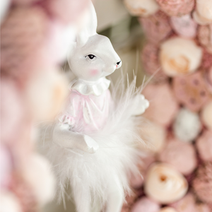 Húsvéti kopogtató nyuszival - otthon & életmód - dekoráció - ajtó- és ablak dekoráció - ajtódísz & kopogtató - Meska.hu