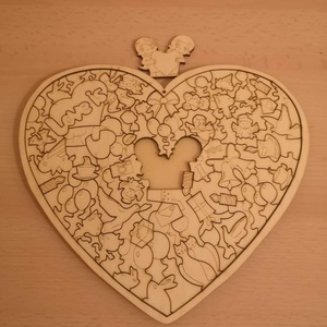 Szív puzzle  - játék & sport - puzzle - forma puzzle - Meska.hu