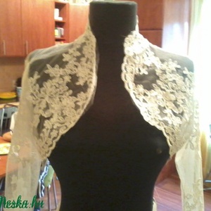 Menyasszonyi ruhához csipke boleró - Meska.hu