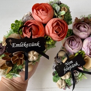 Mindenszentek, megemlékezés dísz - otthon & életmód - vallás - temetkezési tárgy - Meska.hu