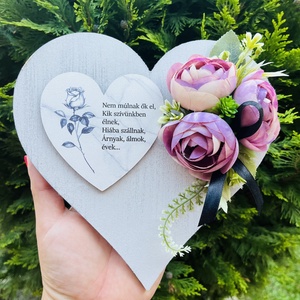 Mindenszentekre, halottak napjára kegyeleti dísz - otthon & életmód - vallás - temetkezési tárgy - sírdísz, kegyeleti dísz - Meska.hu