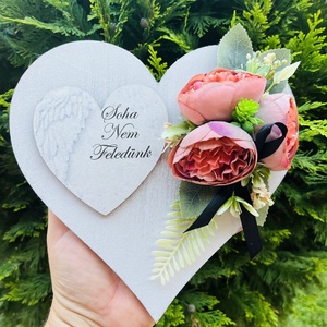 Mindenszentekre, halottak napjára kegyeleti dísz - otthon & életmód - vallás - temetkezési tárgy - sírdísz, kegyeleti dísz - Meska.hu