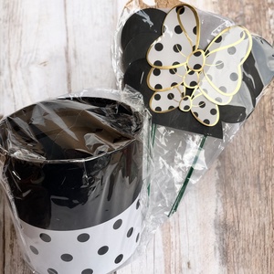 Minnie virágbox - otthon & életmód - papír, írószer - ajándékozás kellékei - pénzátadó doboz - Meska.hu