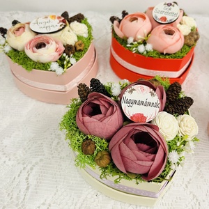 Nőnapi díszek - otthon & életmód - dekoráció - asztal és polc dekoráció - díszdoboz - Meska.hu