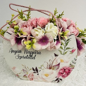 Anyák napi virág, táska.  - Meska.hu
