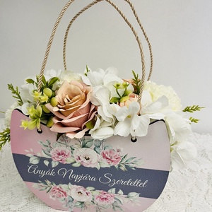 Anyák napi virág, táska.  - otthon & életmód - papír, írószer - ajándékozás kellékei - pénzátadó doboz - Meska.hu