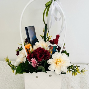 Ballagási virág, táska - otthon & életmód - papír, írószer - ajándékozás kellékei - pénzátadó doboz - Meska.hu