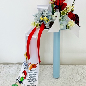 Ballagási virág, csokor fiús - otthon & életmód - virágdekoráció - virágok - virágcsokor - Meska.hu