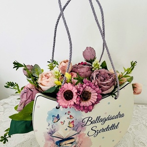 Ballagási virág, táska.  - Meska.hu