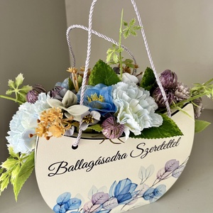 Ballagási virág, táska.  - otthon & életmód - virágdekoráció - virágok - virágcsokor - Meska.hu