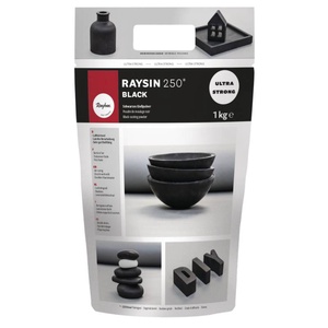 Rayher - Raysin 250 FEKETE öntőpor 1kg, Kellékek & szerszámok, Vegyes alapanyag, Gipsz, , MESKA
