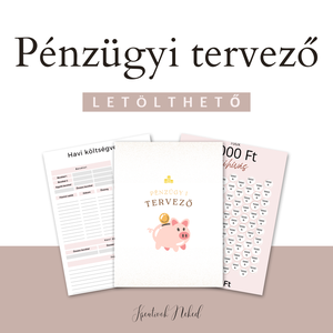Pénzügyi tervező füzet - otthon & életmód - papír, írószer - jegyzetfüzet & napló - Meska.hu