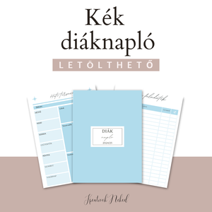 Diáknapló általános iskolásoknak, középsulisoknak, egyetemistáknak - otthon & életmód - papír, írószer - jegyzetfüzet & napló - Meska.hu