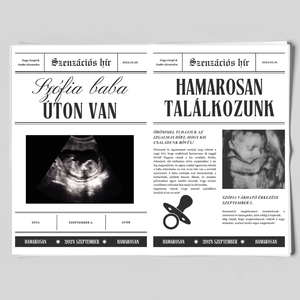 Baba bejelentő újság - Meska.hu