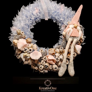 Téli manós kopogtató, Otthon & Életmód, Dekoráció, Ajtó- és ablak dekoráció, Ajtódísz & Kopogtató, Mindenmás, MESKA