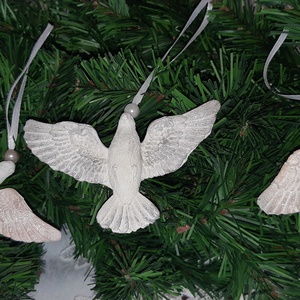 Galamb karácsonyfa dísz - karácsony - karácsonyi lakásdekoráció - karácsonyfadíszek - Meska.hu