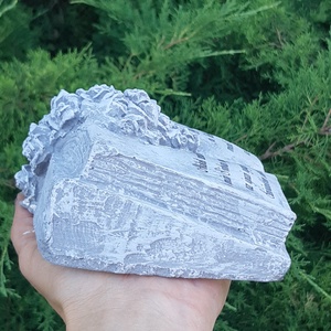 Sírdísz-Cement könyv - otthon & életmód - vallás - temetkezési tárgy - Meska.hu