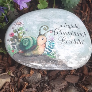 Ballagás-Bölcsis ,óvis Hálakő, Otthon & Életmód, Dekoráció, Asztal és polc dekoráció, Kavics & Kő, Decoupage, transzfer és szalvétatechnika, MESKA