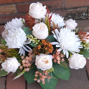 Nehezített nagy méretű Sírdísz-díszített - otthon & életmód - vallás - temetkezési tárgy - urnadíszek - Meska.hu