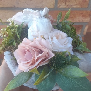 Sírdísz-angyalkával - otthon & életmód - vallás - temetkezési tárgy - sírdísz, kegyeleti dísz - Meska.hu