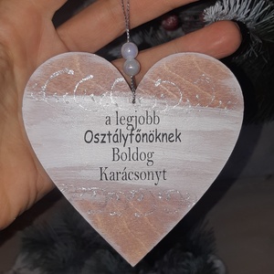 Karácsonyi ajándék- tanárnéninek,körmösnek ,tesónak,osztályfőnöknek - karácsony - karácsonyi lakásdekoráció - karácsonyfadíszek - Meska.hu