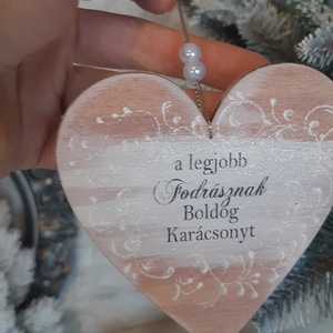 Karácsonyi ajándék- anyának,apának,tanárnak,tanítónéninek,fodrásznak - karácsony - karácsonyi lakásdekoráció - karácsonyfadíszek - Meska.hu