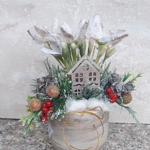 Karácsonyi ajándék- ajtódísz,kopogtató - Meska.hu