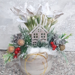 Karácsonyi ajándék- ajtódísz,kopogtató - karácsony - karácsonyi lakásdekoráció - karácsonyi ajtódíszek - Meska.hu