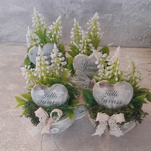 Nőnapi ajándék - otthon & életmód - virágdekoráció - virágdíszek - asztali virágdísz - Meska.hu