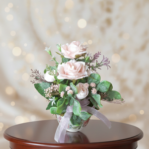 Rózsás ajándék/dekoráció - otthon & életmód - virágdekoráció - virágdíszek - asztali virágdísz - Meska.hu