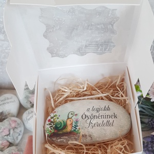 Ballagás-óvódai-bölcsödei ajándék óvónéninek,dajkanéninek - otthon & életmód - dekoráció - asztal és polc dekoráció - kavics & kő - Meska.hu