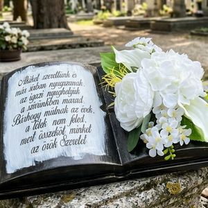 Anyák napi Óriás kegyeleti könyv-sîrdîsz - otthon & életmód - vallás - temetkezési tárgy - sírdísz, kegyeleti dísz - Meska.hu