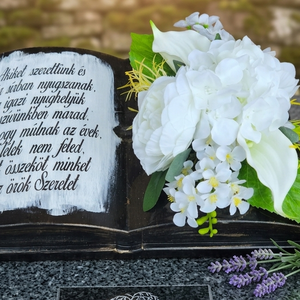 Anyák napi Óriás kegyeleti könyv-sîrdîsz - otthon & életmód - vallás - temetkezési tárgy - sírdísz, kegyeleti dísz - Meska.hu
