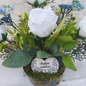 Anyák napi Nehezîtett Sírdísz - otthon & életmód - vallás - temetkezési tárgy - sírdísz, kegyeleti dísz - Meska.hu