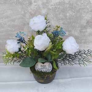 Anyák napi Nehezîtett Sírdísz - otthon & életmód - vallás - temetkezési tárgy - sírdísz, kegyeleti dísz - Meska.hu