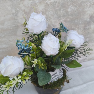 Anyák napi Nehezitett Sírdísz - Meska.hu