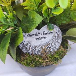 Nehezîtett Sírdísz - otthon & életmód - vallás - temetkezési tárgy - sírcsokor, virág dekoráció - Meska.hu