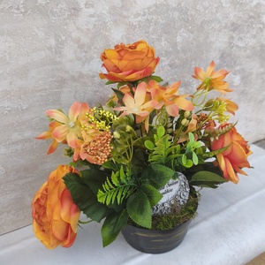 Nehezîtett Sírdísz - otthon & életmód - vallás - temetkezési tárgy - sírcsokor, virág dekoráció - Meska.hu